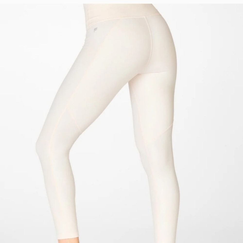Fabletics Leggings Size Xsm Light Pink w Shimmer *NWT*